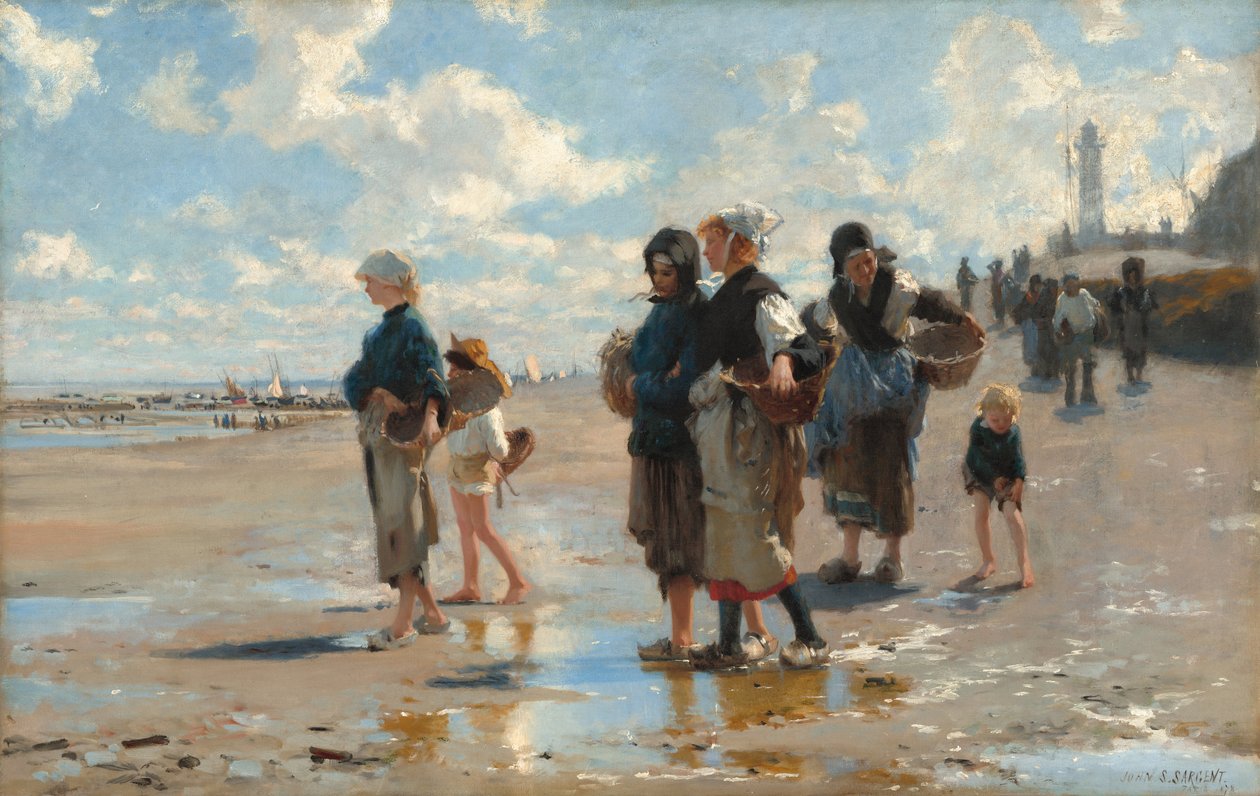 På vej til fiskeri (ud på fisk) af John Singer Sargent
