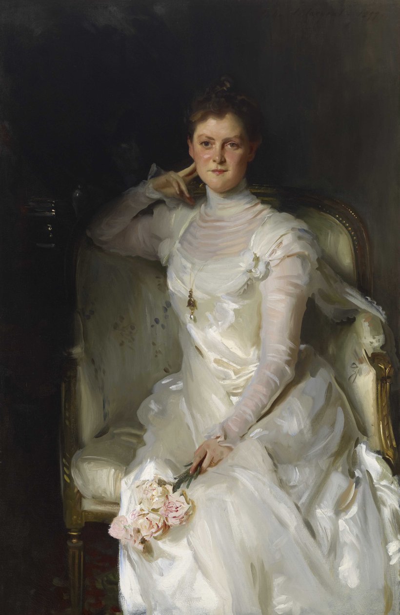 Fru Joshua Montgomery Sears (Sarah Choate Sears) af John Singer Sargent