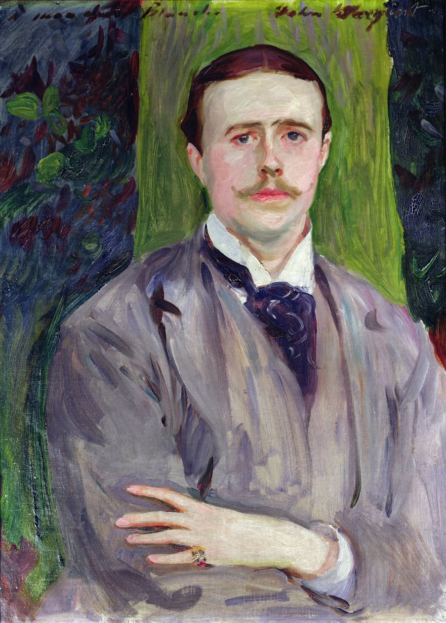 Portræt af Jacques-Emile Blanche (1861-1942) af John Singer Sargent