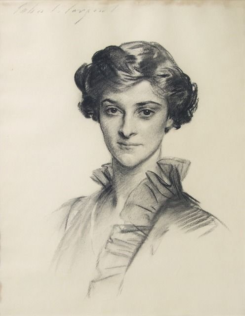 Portræt af skuespillerinde Ruth Draper af John Singer Sargent