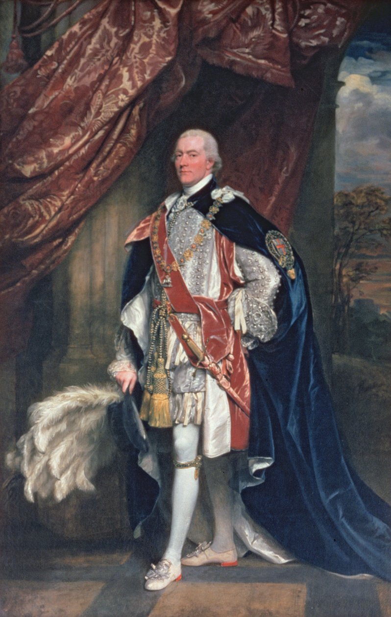 George John Spencer, 1. Lord of the Admiralty i Garter Robes af John Singleton Copley
