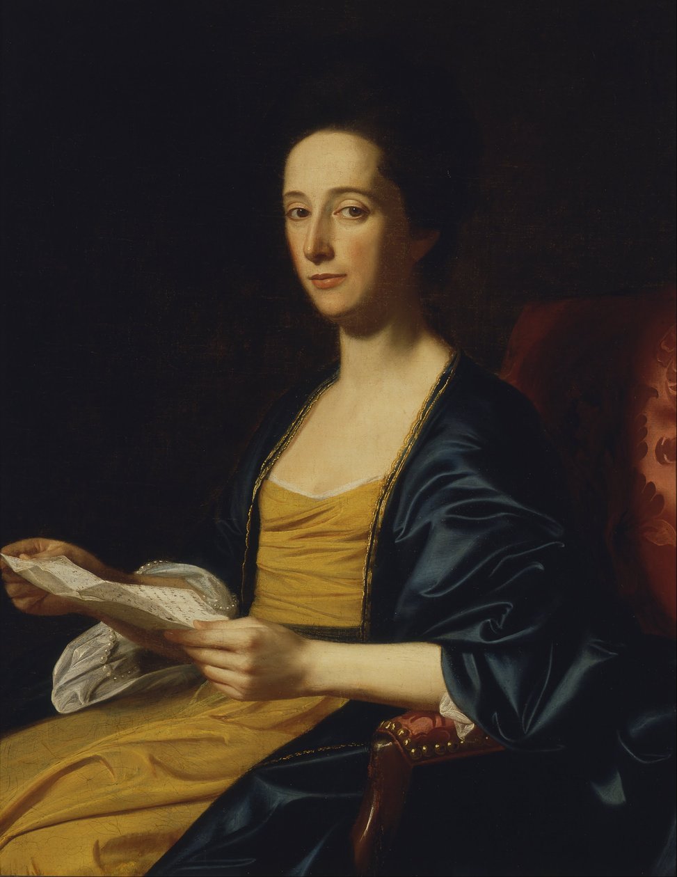 Portræt af en dame af John Singleton Copley