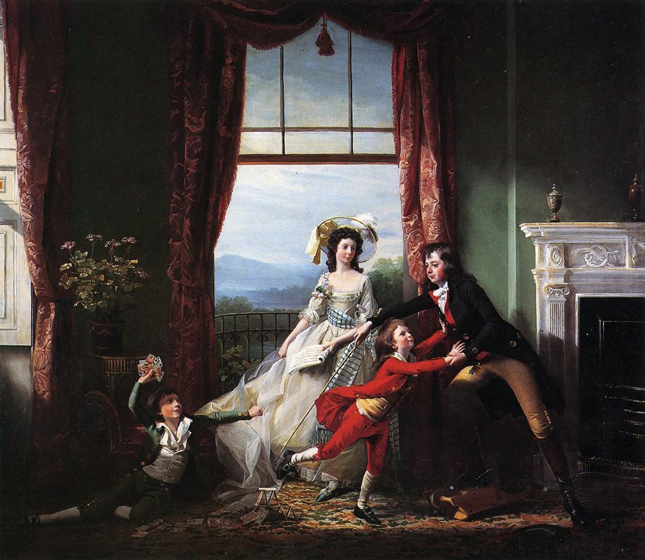 Familien Stillwell, 1786 af John Singleton Copley