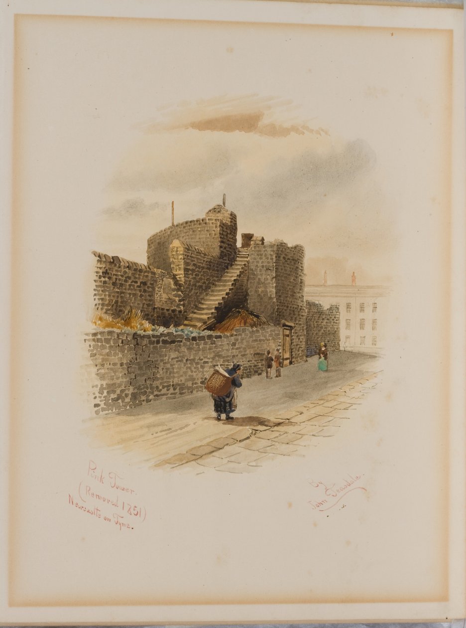 Pink Tower, Newcastle upon Tyne (kropsfarve) af John Teasdale