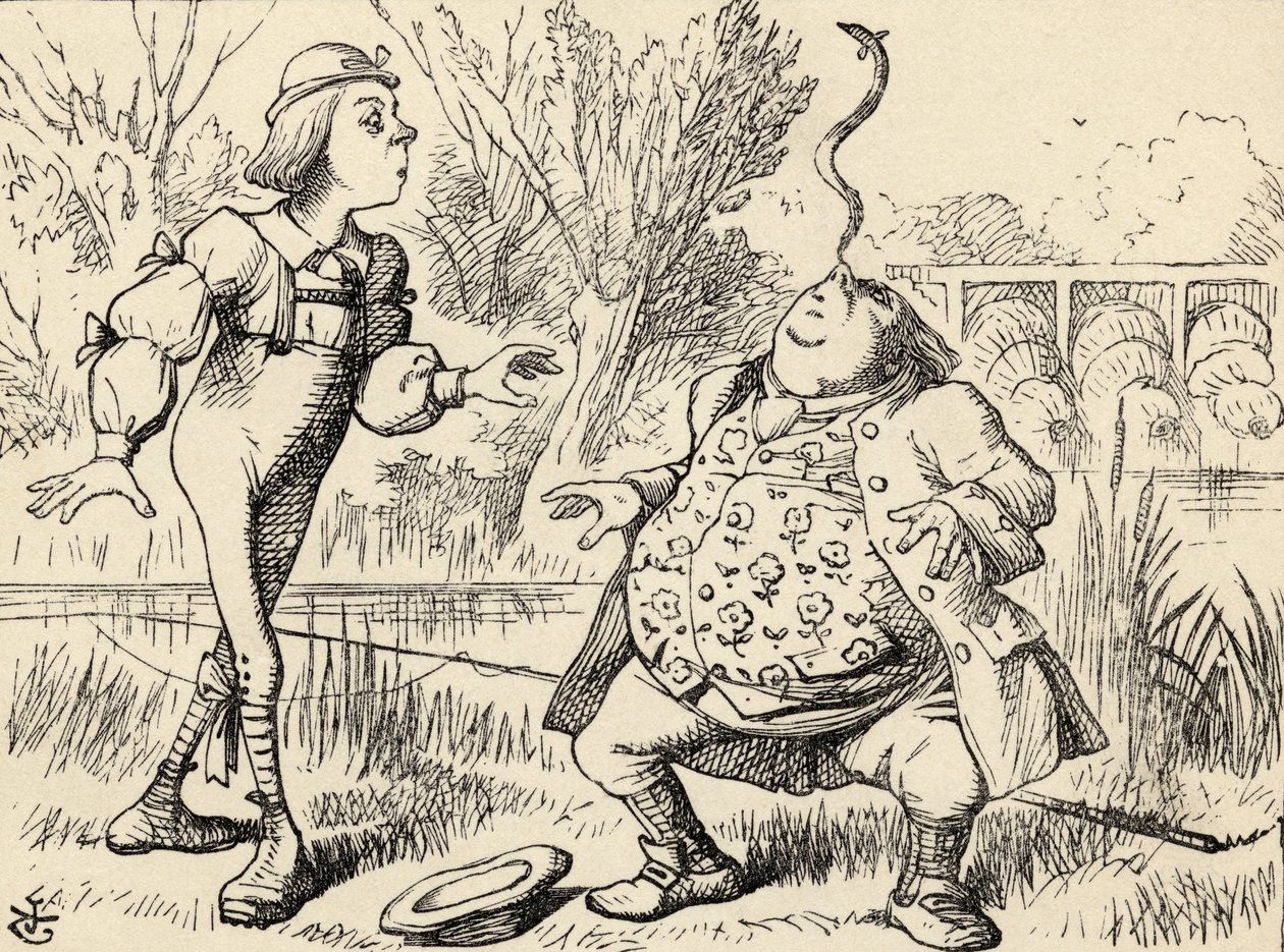 Fader William balancerer en ål på sin næse, fra 