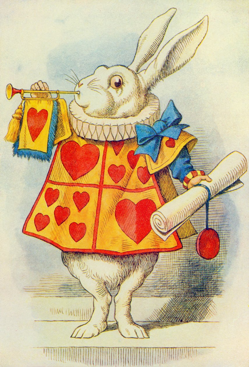 The White Rabbit, illustration fra 