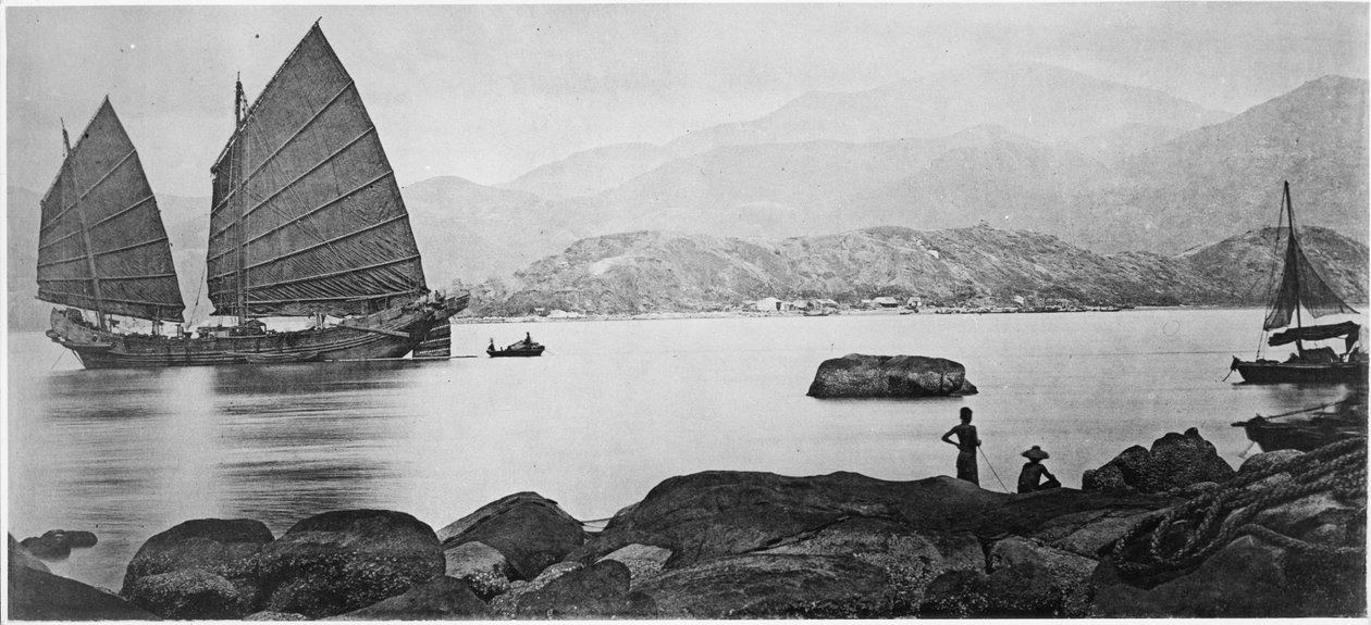 A Canton Junk, ca. 1867-72 af John Thomson