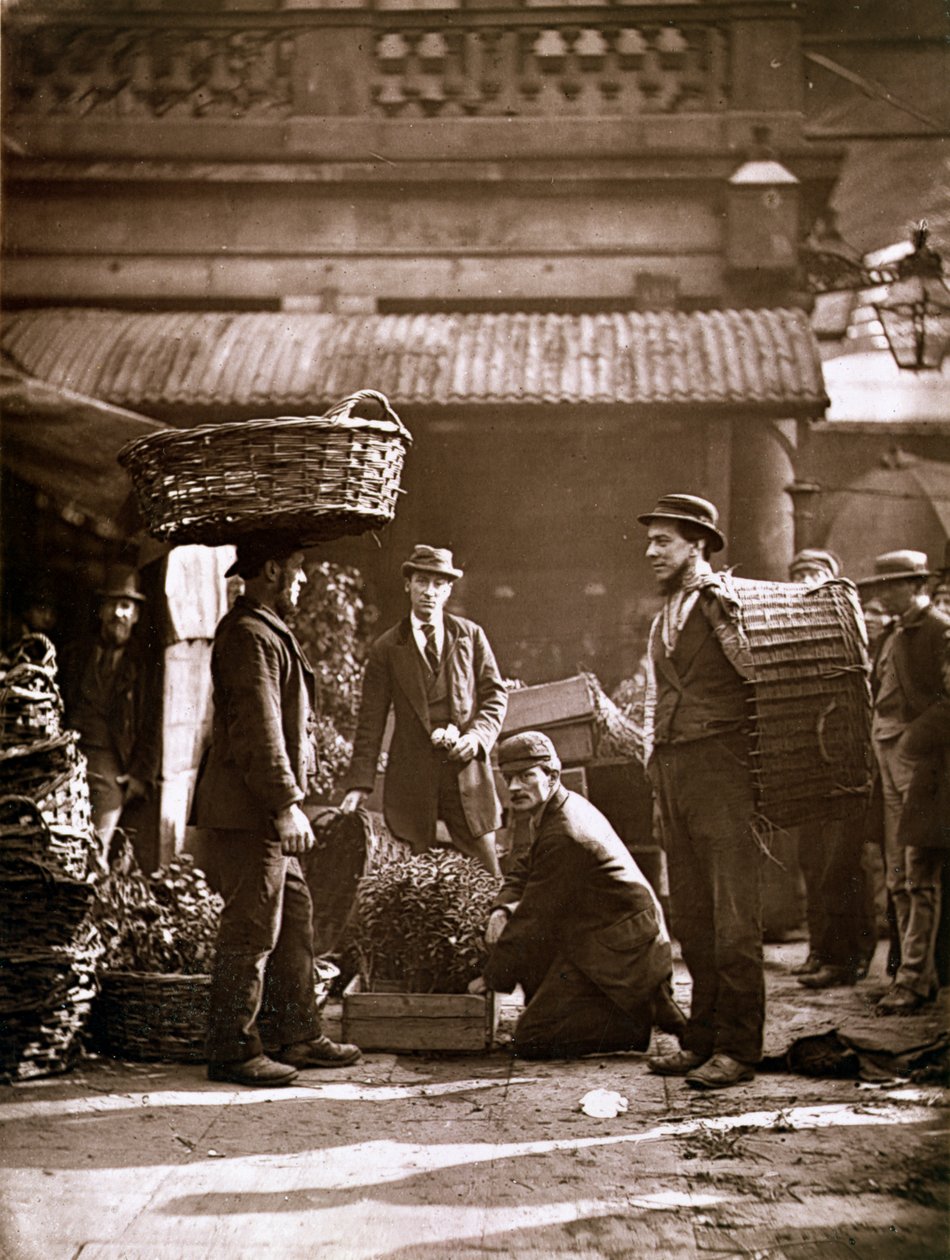 Covent Garden Laborers (woodburytype) af John Thomson