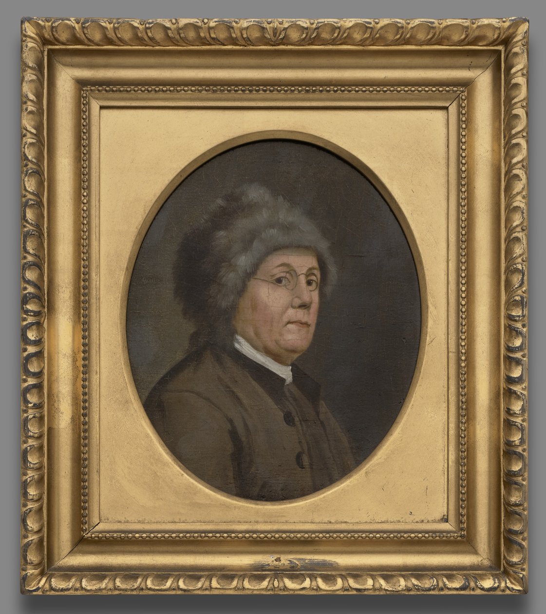 Benjamin Franklin, 1778 (olie på træ) af John Trumbull