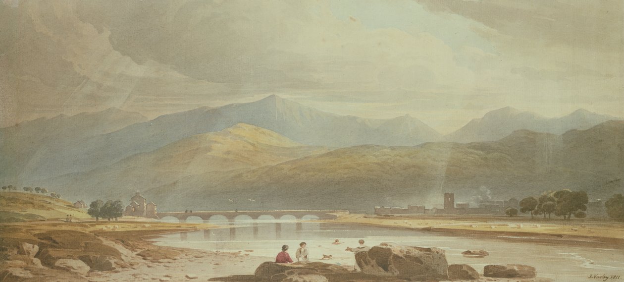Dolgellau, 1811 af John Varley