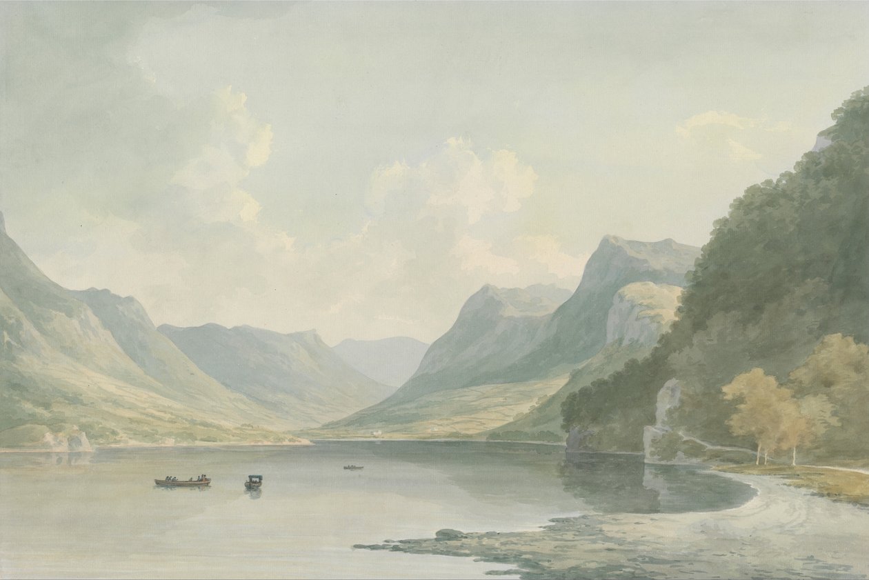 Ullswater, kigger mod Patterdale af John Warwick Smith