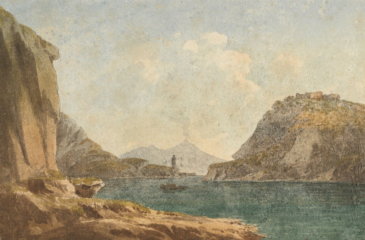 Udsigt over Vesuv af John Warwick Smith