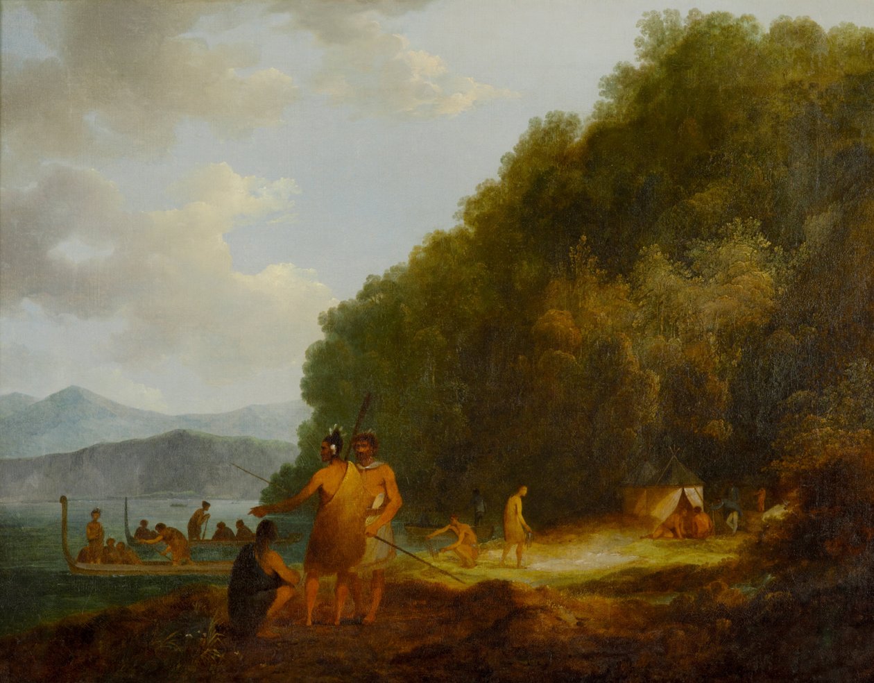 Ship Cove, Queen Charlotte Sound af John Webber
