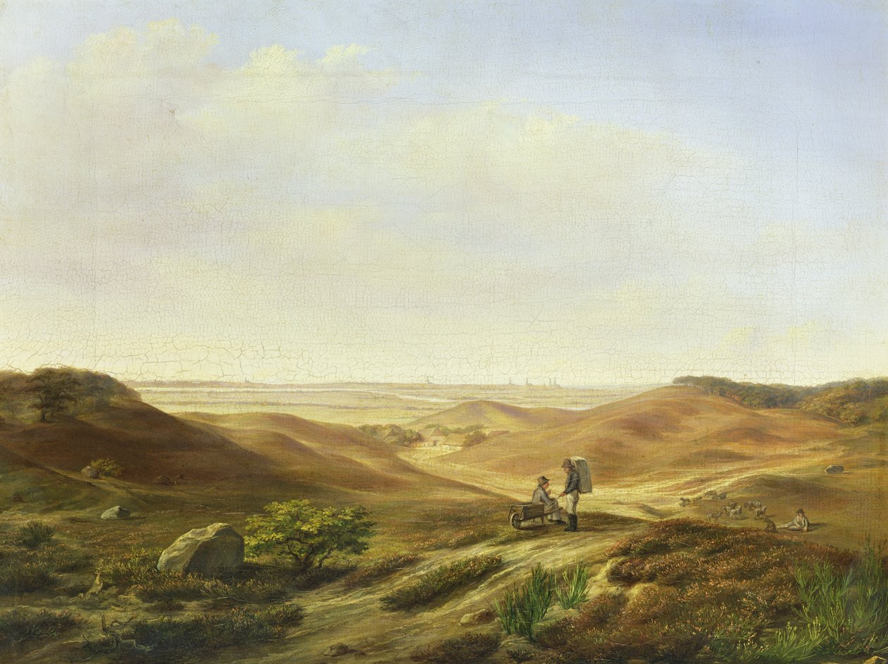 Landskab, 1835 af John Wilhelm David Bantelmann