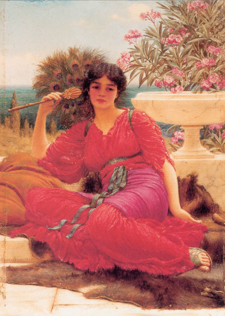 Flabellifera olie undersøgelse af John William Godward