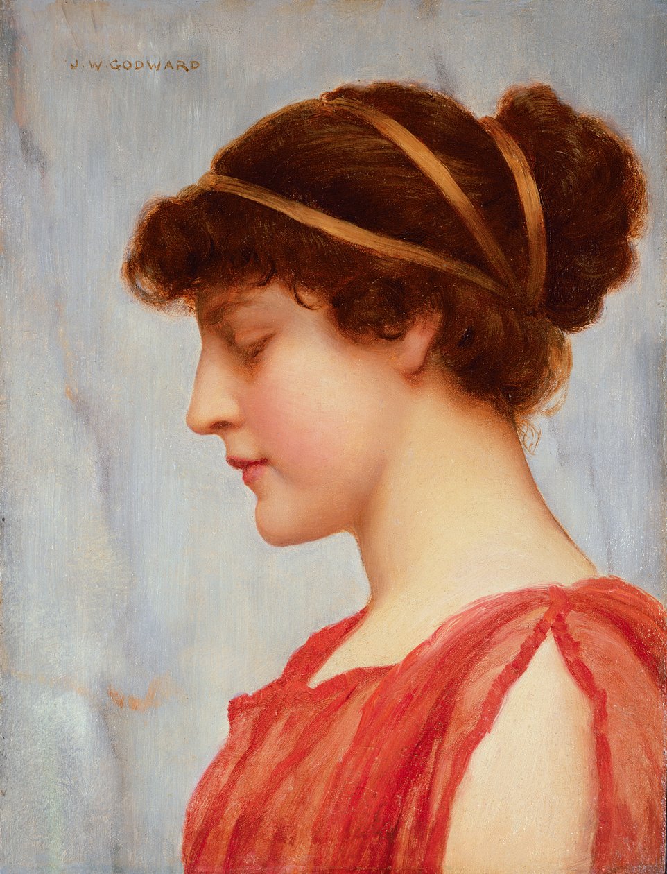 Grecian Reverie, 1889 af John William Godward
