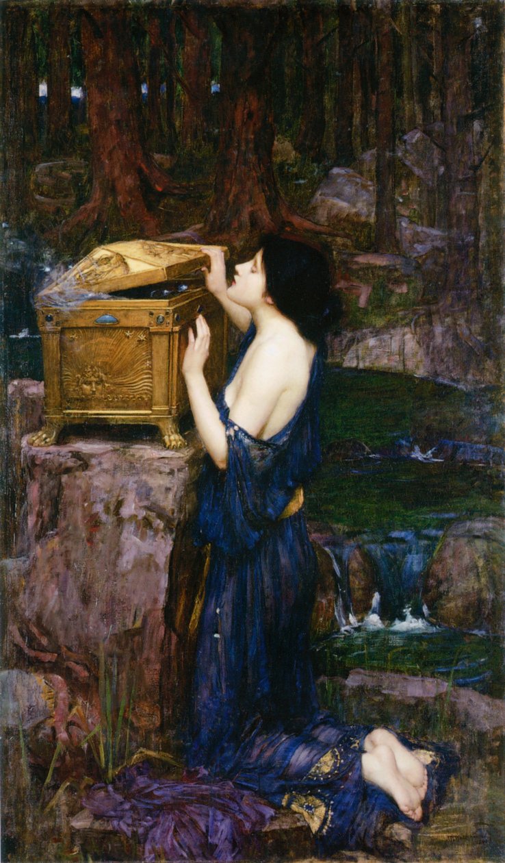 Pandora af John William Waterhouse