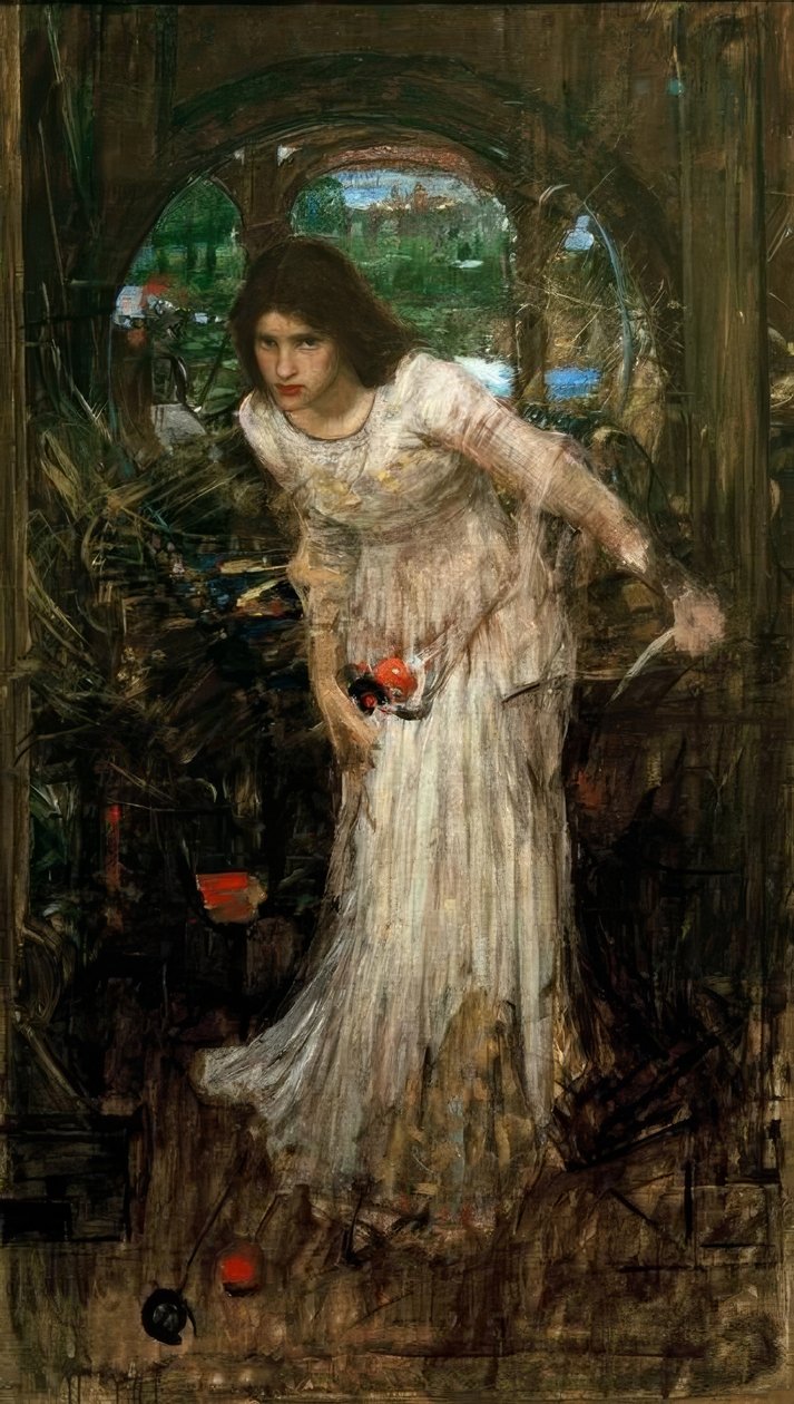 Lady of Shalott af John William Waterhouse
