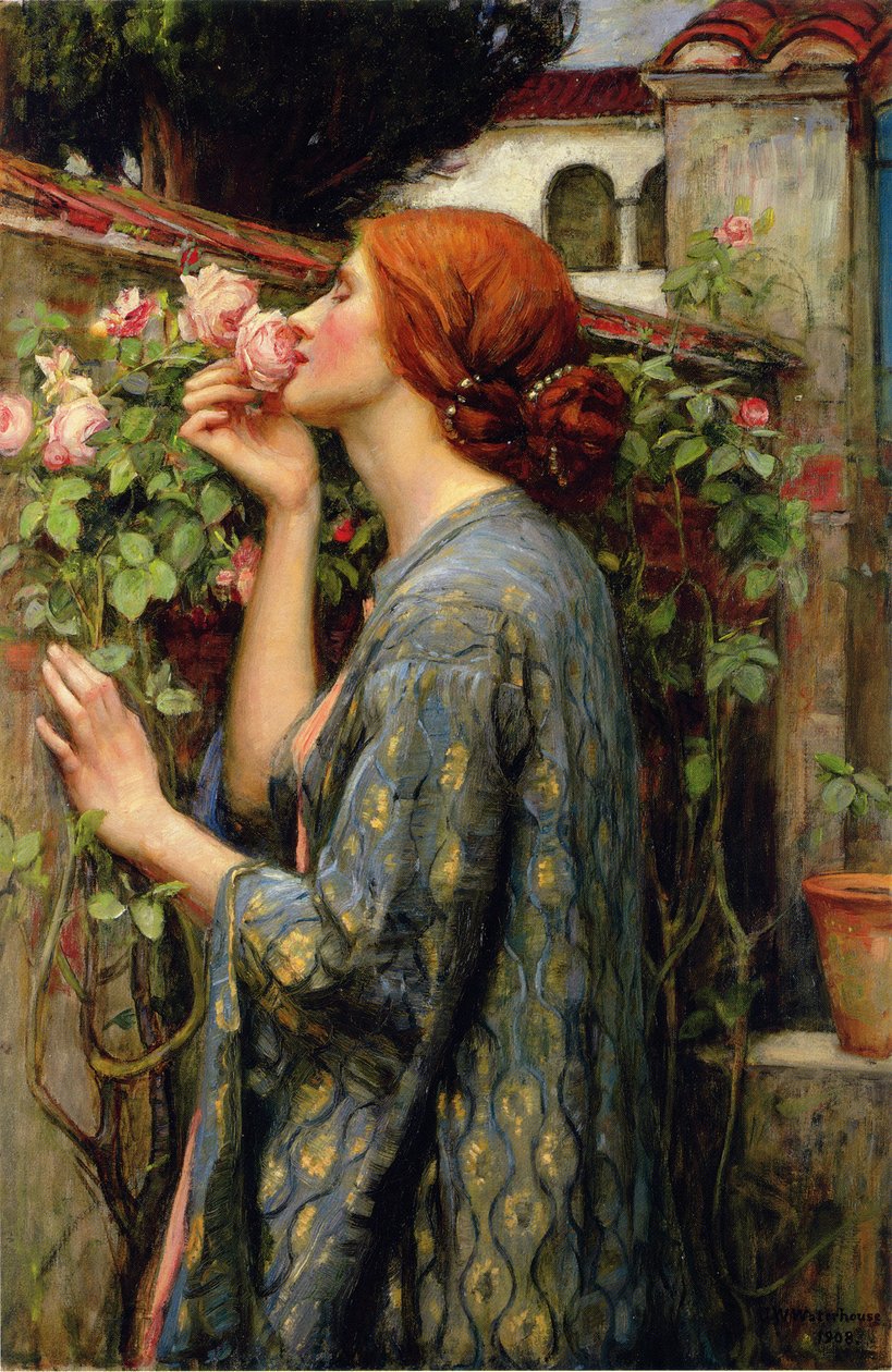 Rosens sjæl af John William Waterhouse