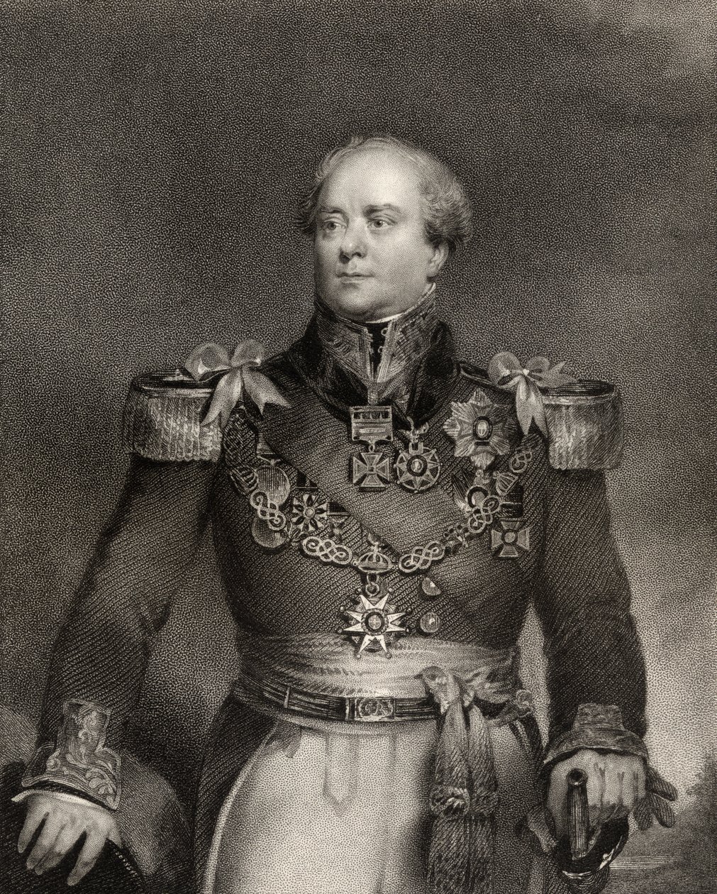 Sir Archibald Campbell, 1. Baronet, graveret af John Cochran (fl.1821-65), fra 