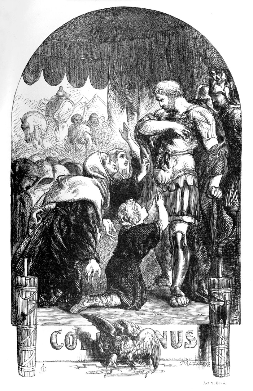 Coriolanus af John (after) Gilbert