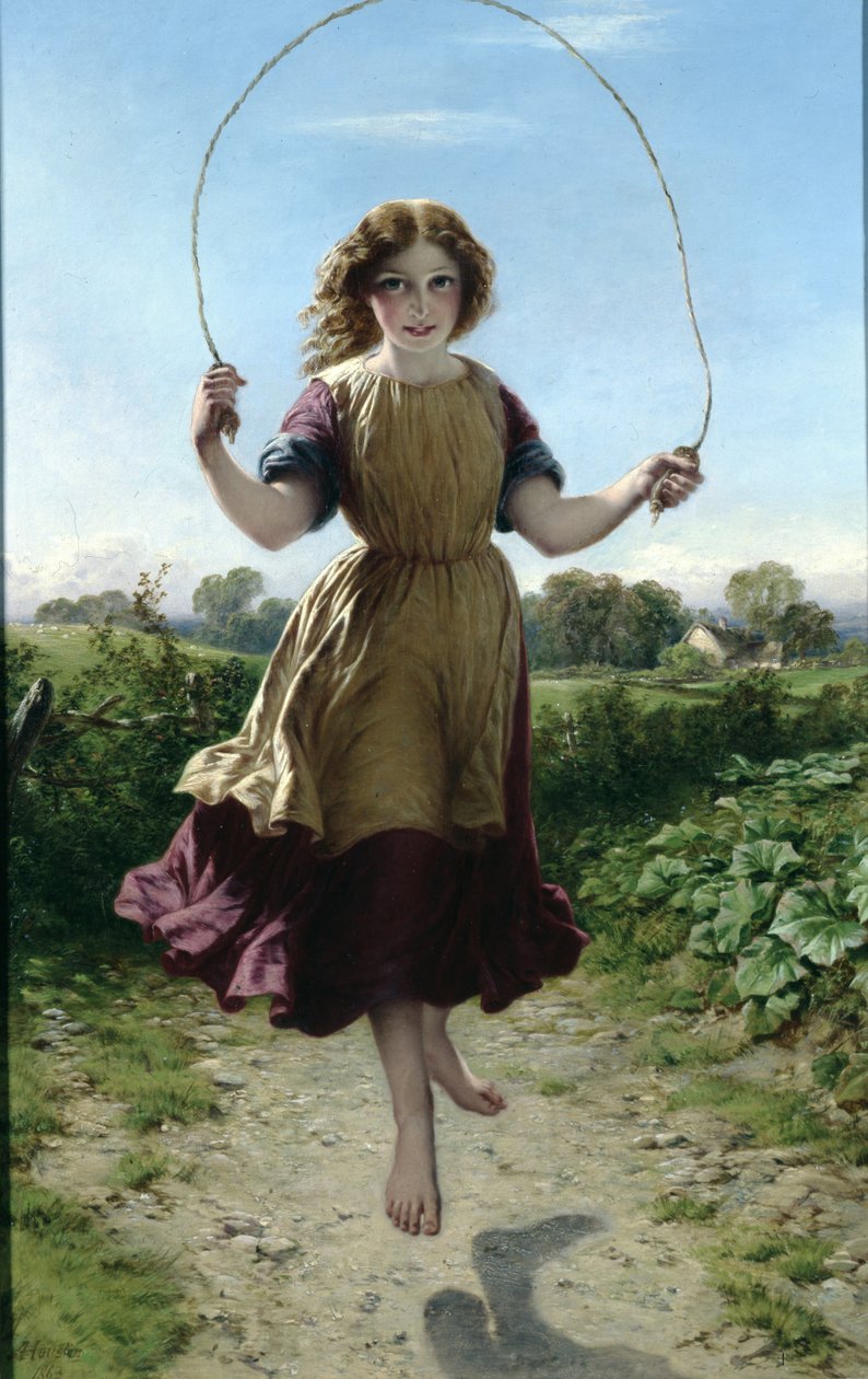 Pigen springer, 1863 af John Adam P. Houston