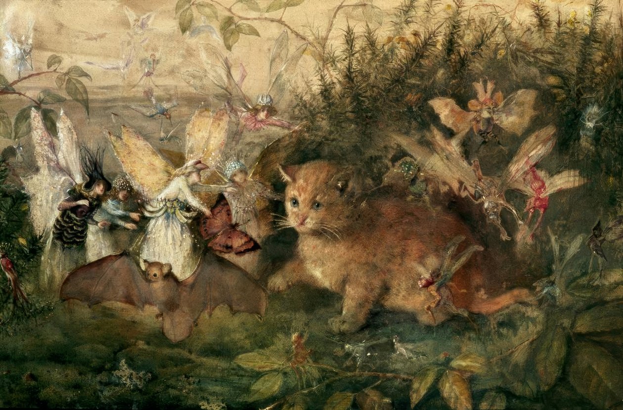 Kat blandt feer af John Anster Fitzgerald