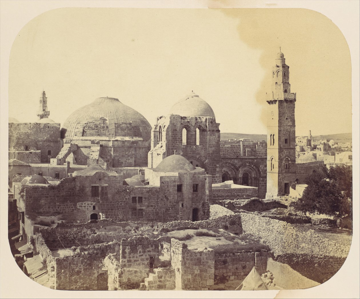 Den Hellige Gravs Kuppel, Jerusalem, 1860
