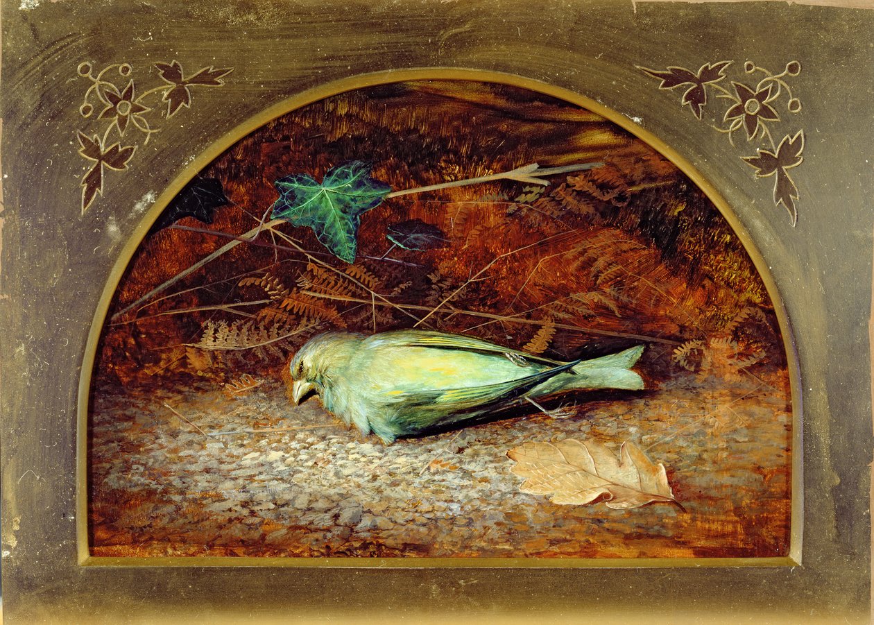 En død linnet af John Atkinson Grimshaw