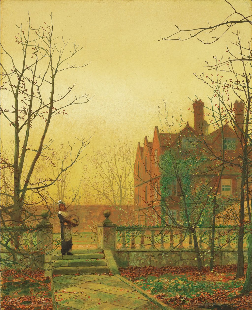 Efterårsguld af John Atkinson Grimshaw