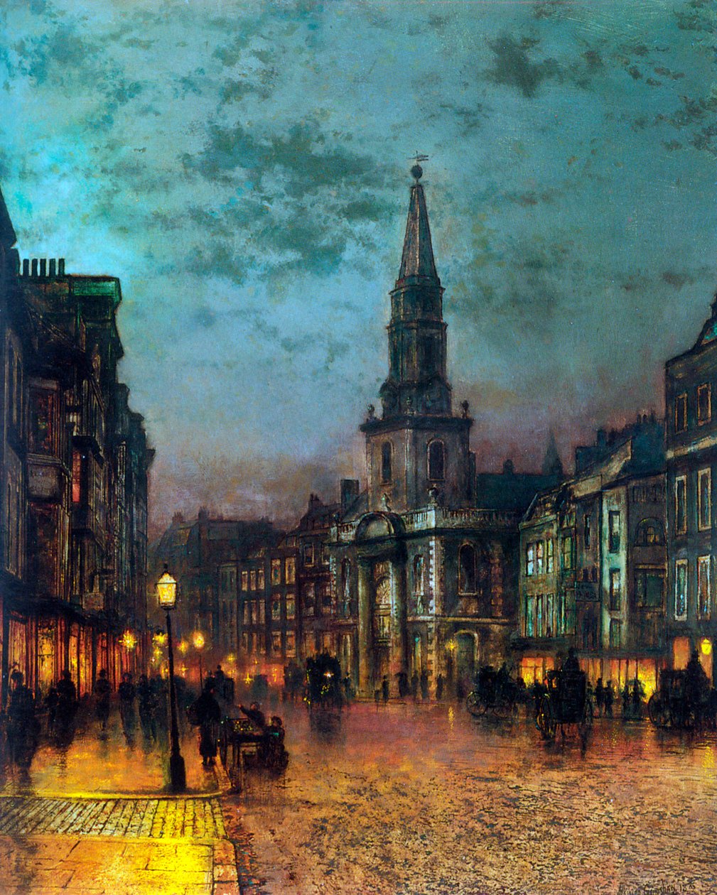 Blackman Street, London, 1885. af John Atkinson Grimshaw