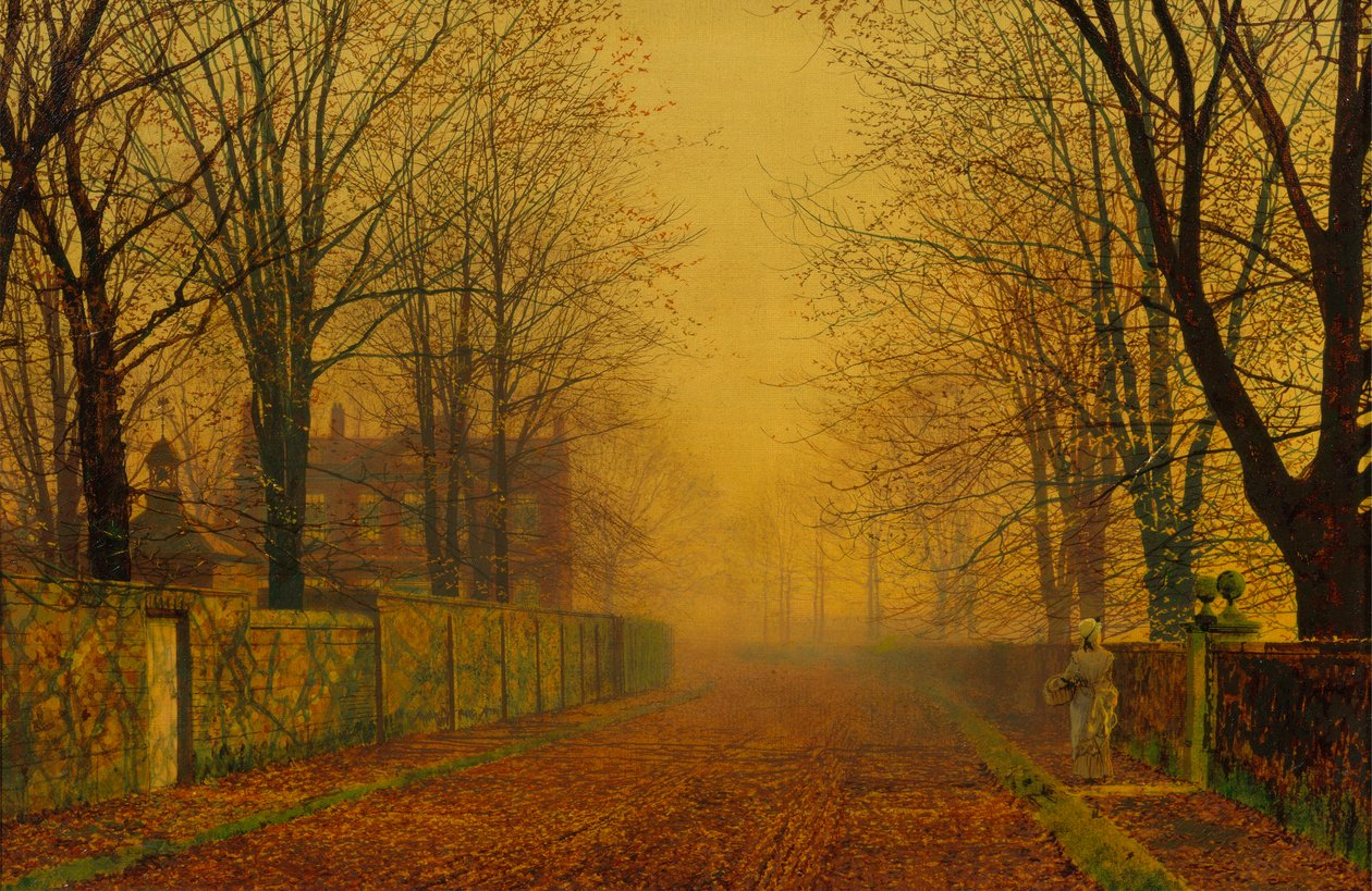 Aftenglød af John Atkinson Grimshaw