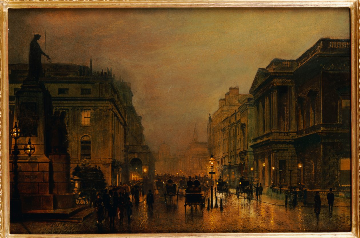 Pall Mall af John Atkinson Grimshaw