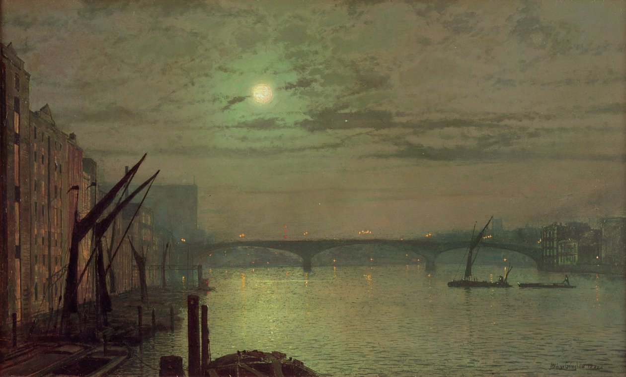 Southwark Bridge, 1882 af John Atkinson Grimshaw