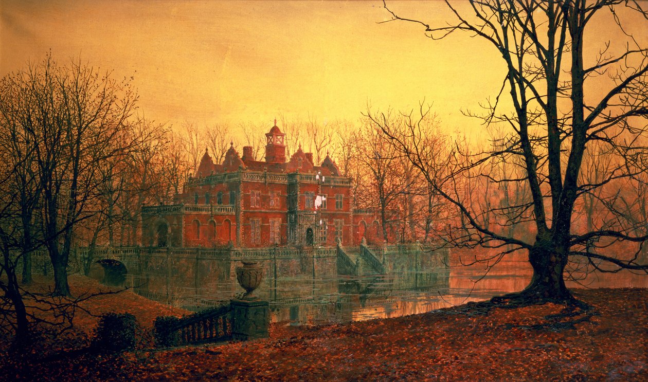 Det hjemsøgte hus af John Atkinson Grimshaw