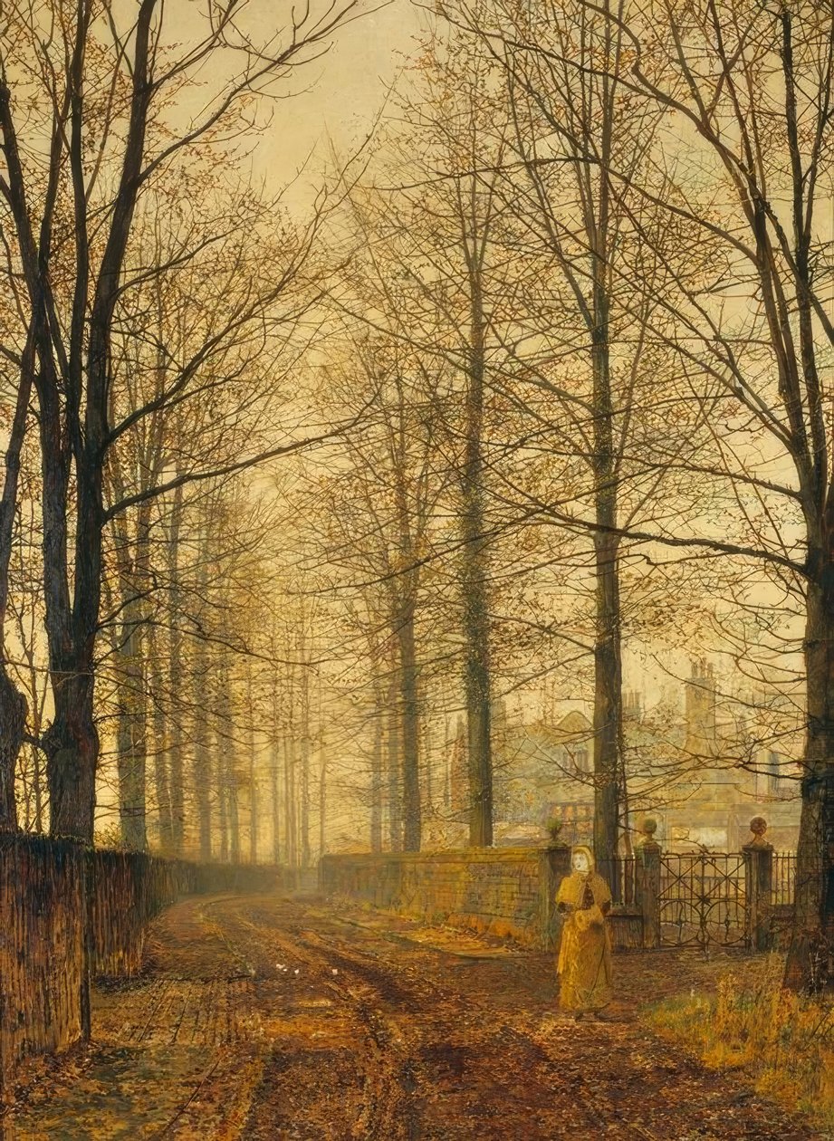 For tre hundrede år siden af John Atkinson Grimshaw