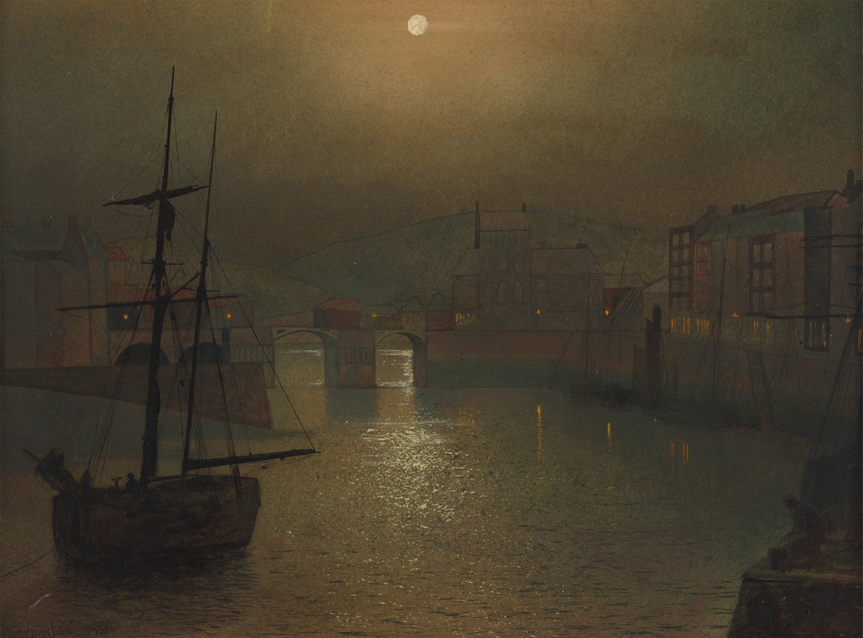 Whitby af John Atkinson Grimshaw