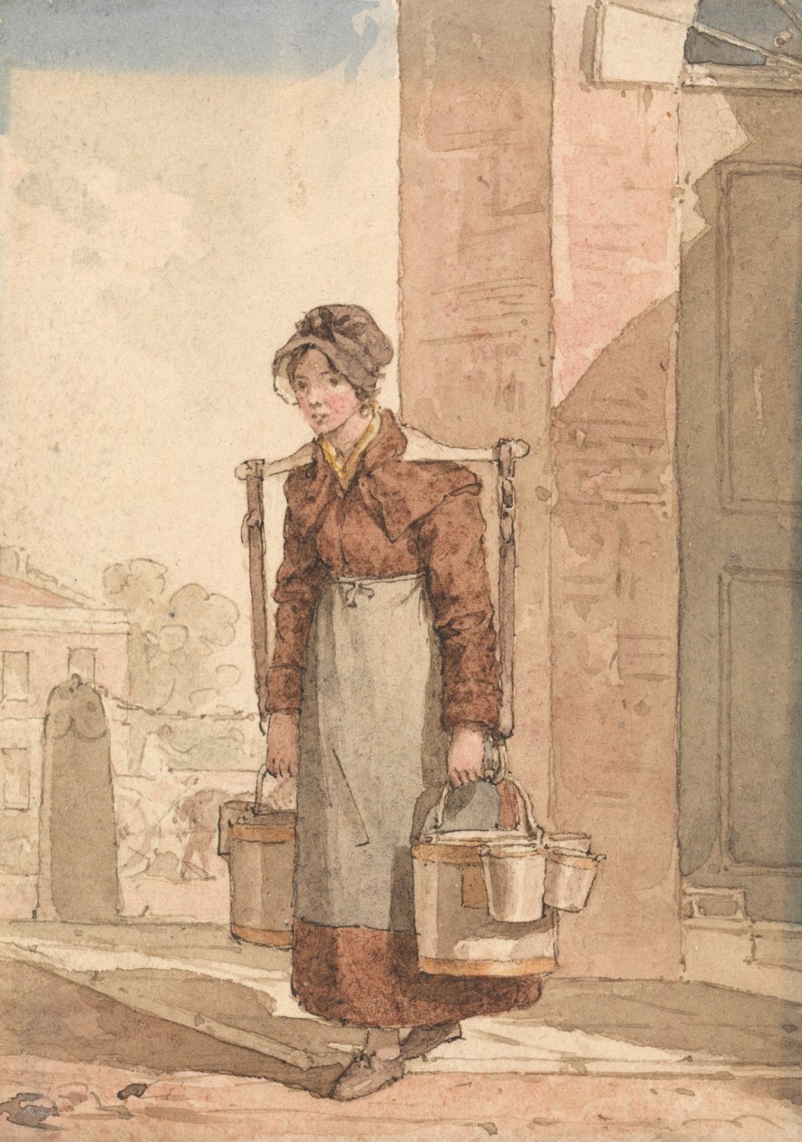 En Mælkepige af John Augustus Atkinson
