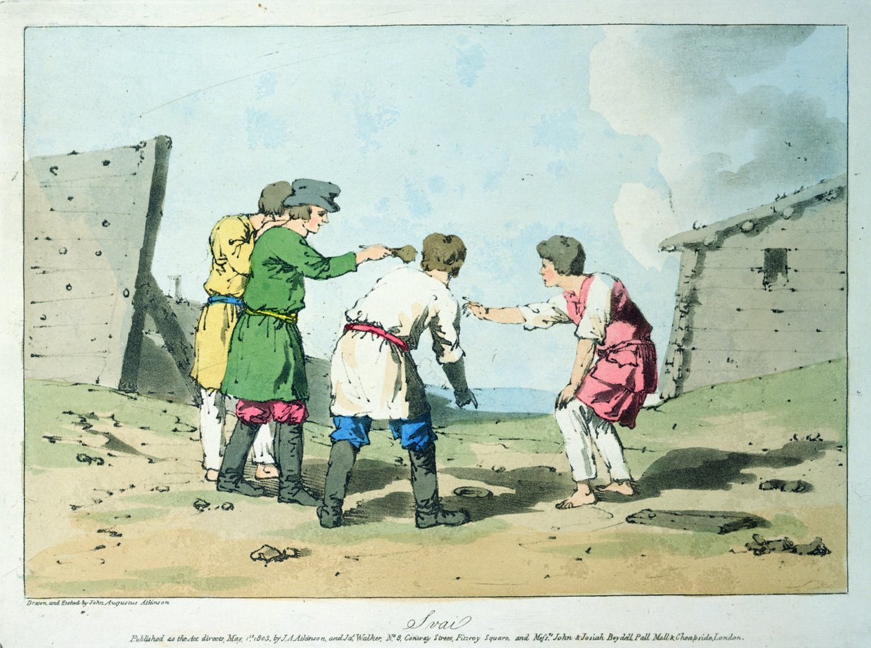 Swee Game, 1803 af John Augustus Atkinson