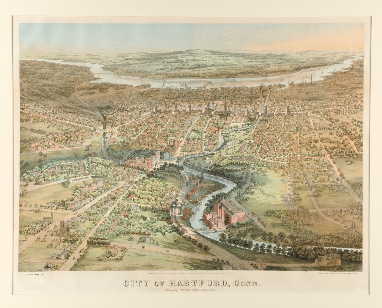 Byen Hartford, Conn. af John Bachmann