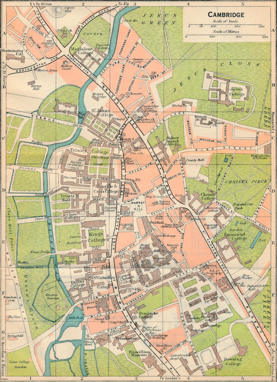 Cambridge, det 20. århundrede af John Bartholomew