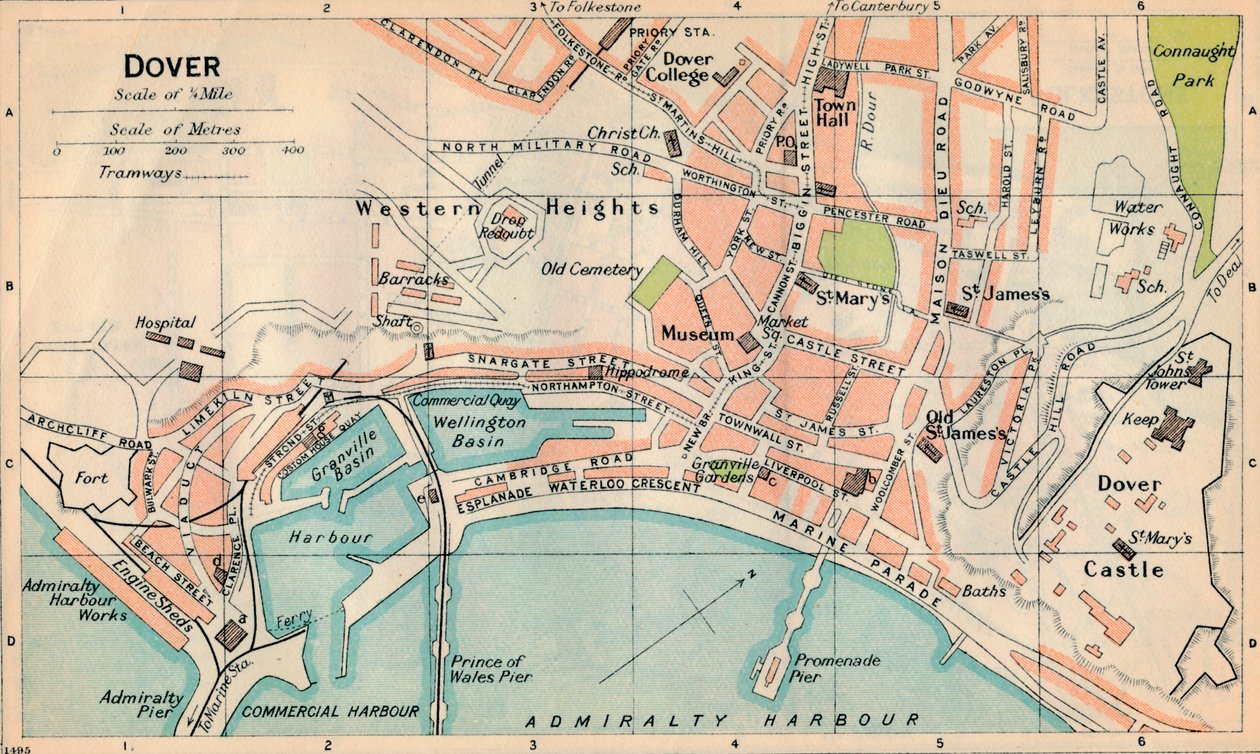 Dover, det 20. århundrede af John Bartholomew
