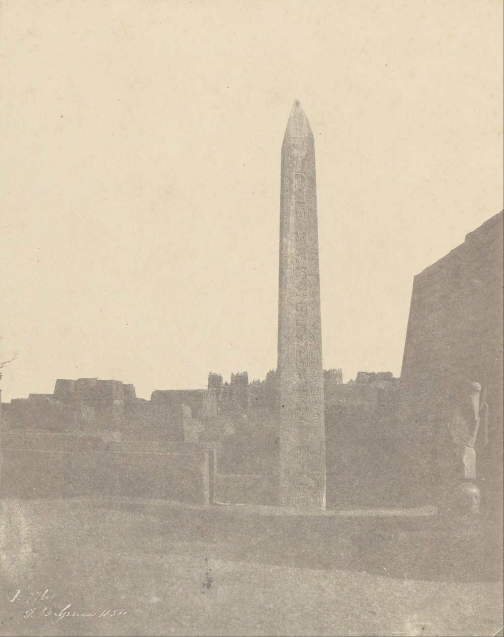 Luxor, Obelisken (vestlige side) af John Beasly Greene