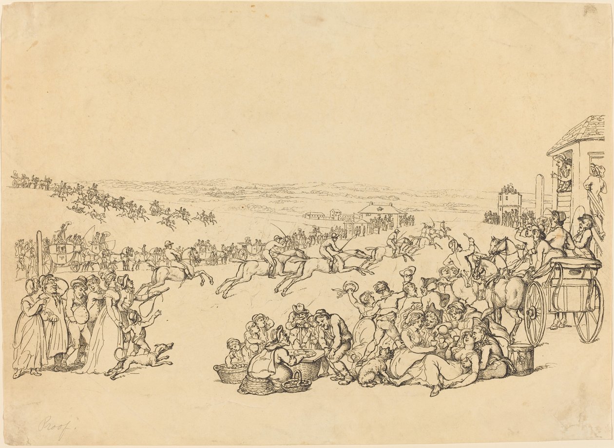 Løb af John Bluck after Thomas Rowlandson