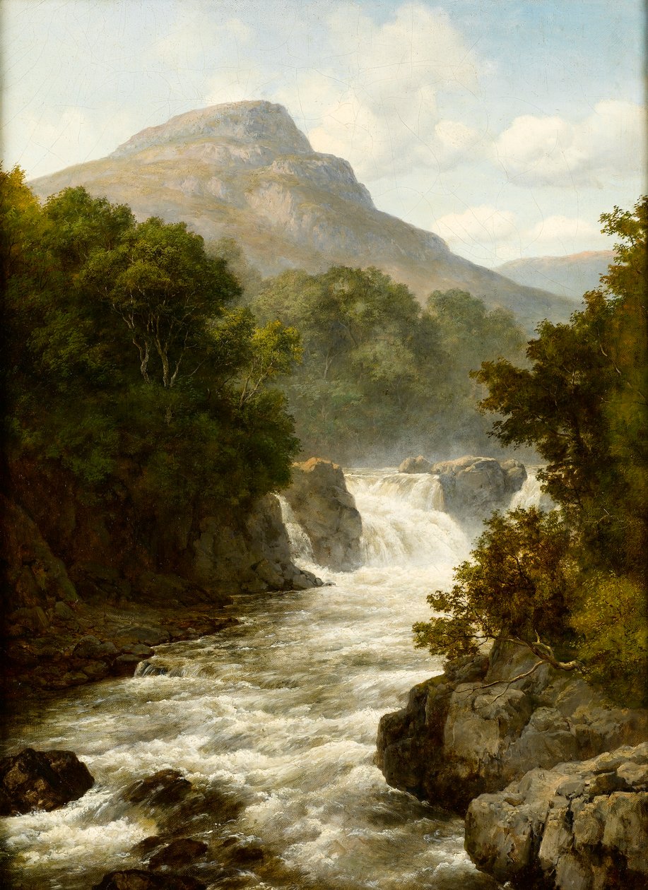 Highland Falls, Skotland af John Brandon Smith
