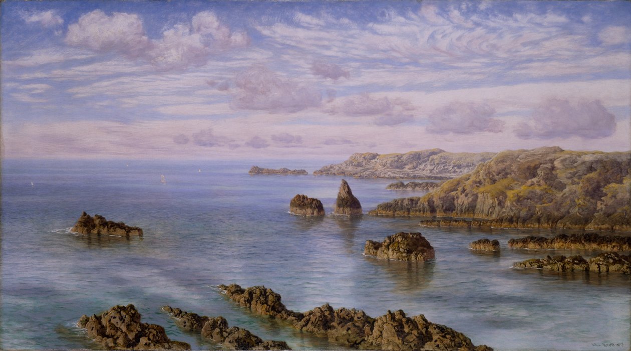 Guernseys sydlige kyst af John Brett