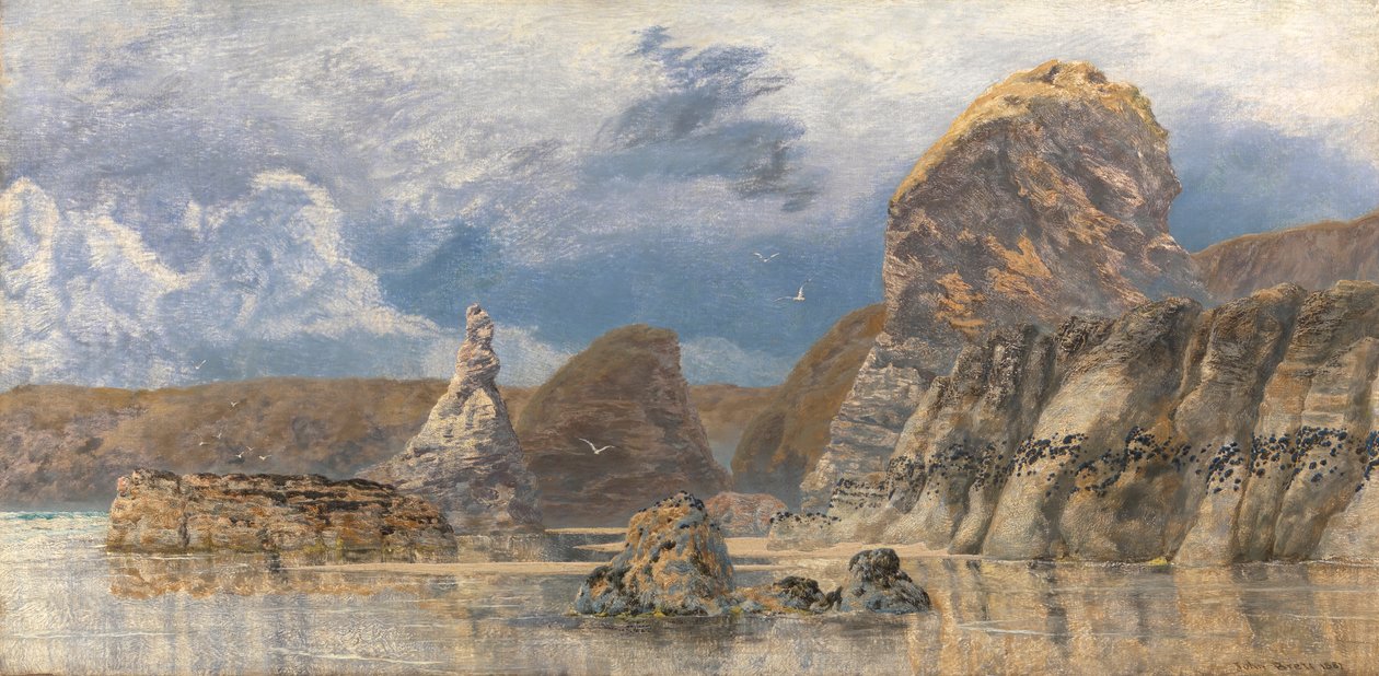 The Shallows of Hareslade Cove, Gower af John Brett