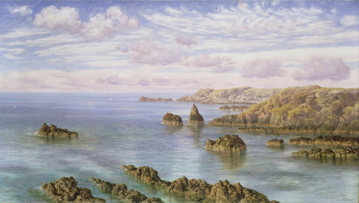 Guernseys sydlige kyst af John Brett
