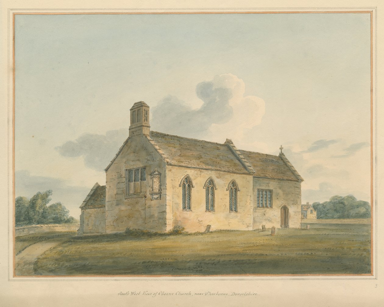 Dorset - Chorne kirke af John Buckler