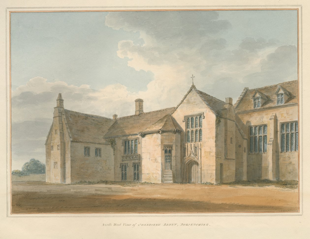 Dorset - Sherborne Abbey, 1802dani af John Buckler